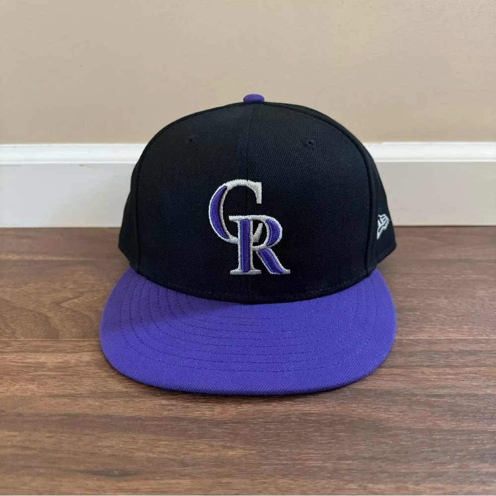 Colorado Rockies New Era Authentic 7 5/8 Baseball Hat (Purchased at Coors Field)